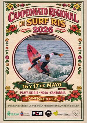 Cartel de CAMPEONATO REGIONAL SURF 2026