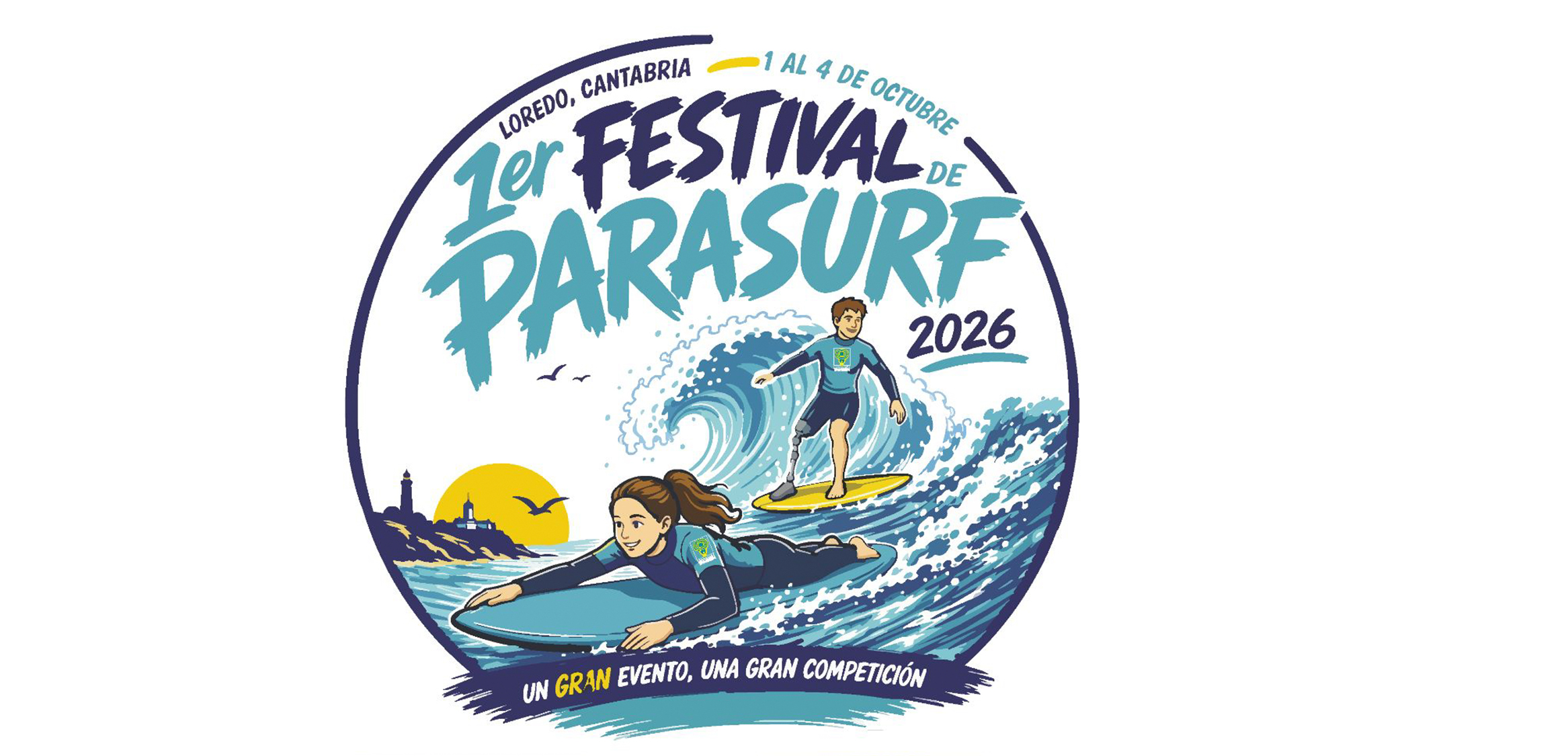 Cartel de 1er FESTIVAL DE PARASURF 2026