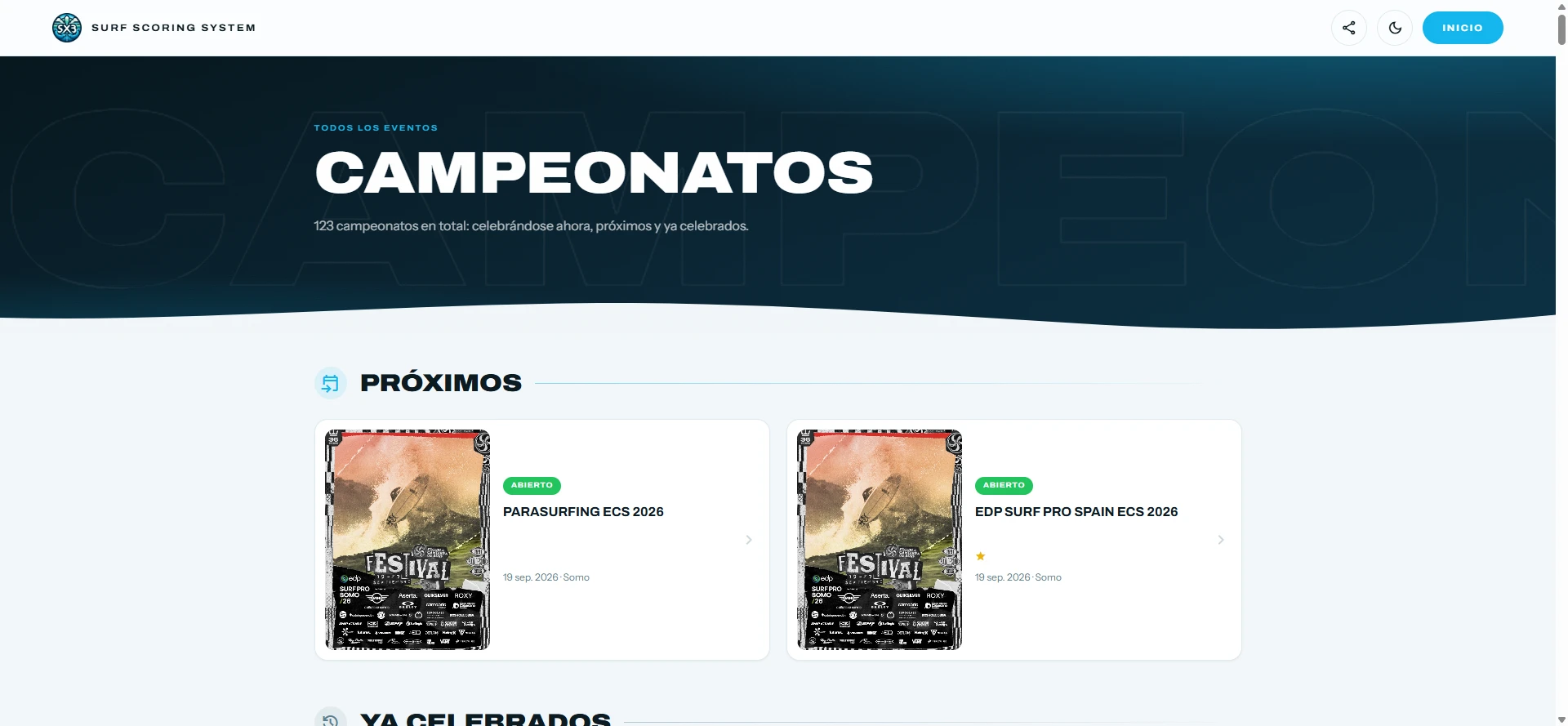 Sx3 Campeonatos